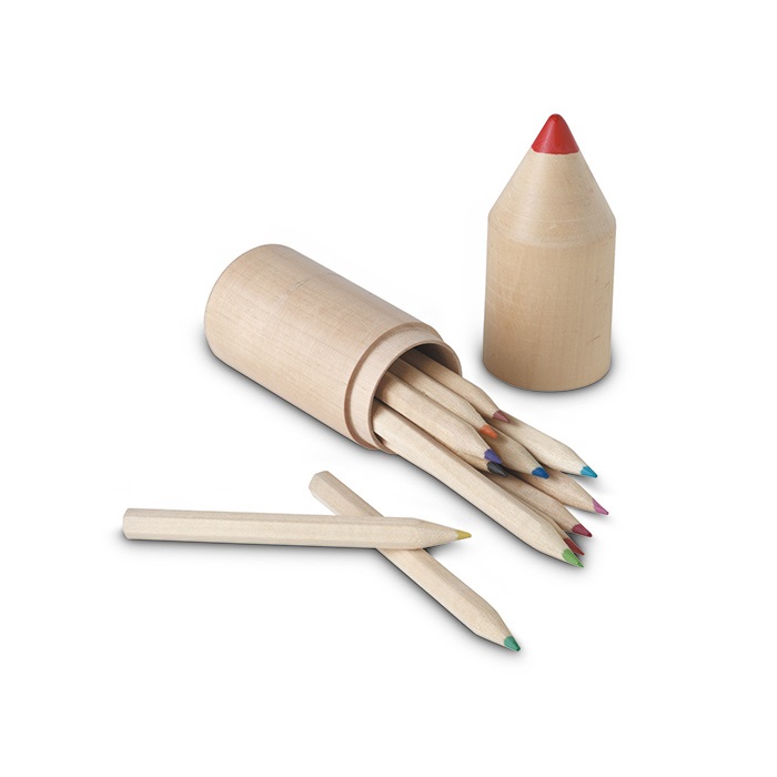 Crayons in tube | Eco promotional gift